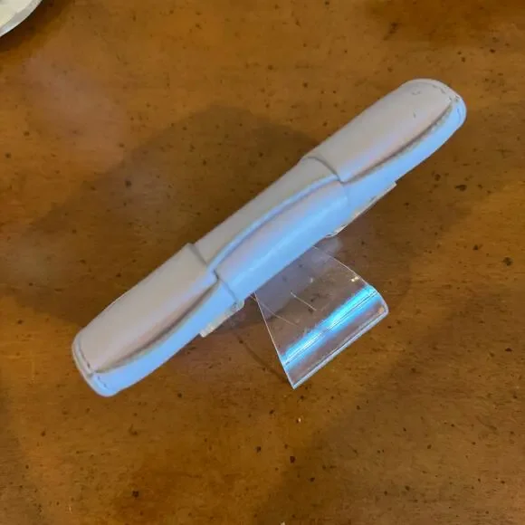 Bottega Veneta Maxi Intrecciato Card Holder Small Wallet Purple Lambskin - Picture 8 of 10